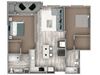 2 bedroom 2 bathroom floor plan 2 bedroom 2 bathroom floor plan at The Beck at Hidden River, Tampa, FL, 33637